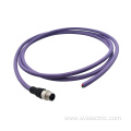 M12 Male B-coded Overmolding Profibus Cable